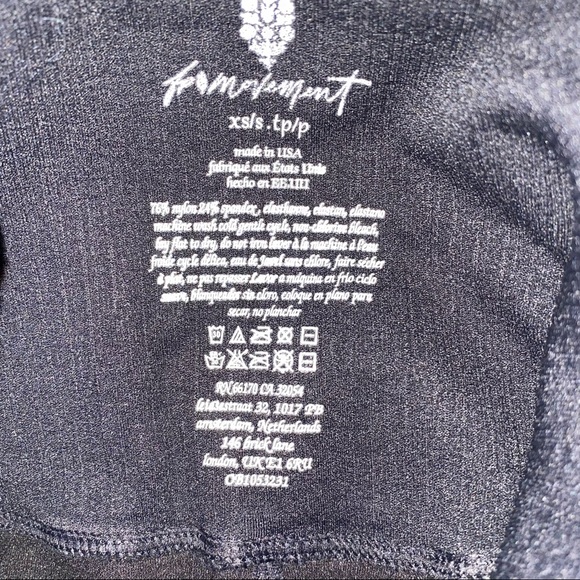 NEW! Free People Good Karma High Rise Leggings XS/S - Solid Black - $78 retail - Picture 5 of 7